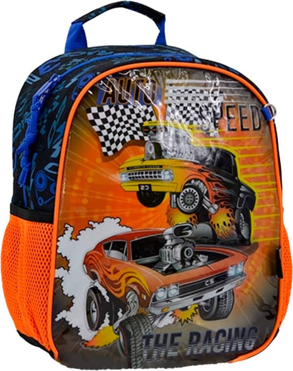 MOCHILA ESCOLAR MEDIANA AUTO SPEED 57425 (CHENSON)