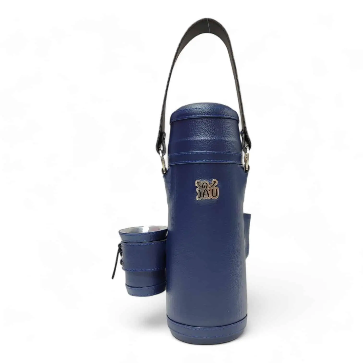 Termo Para Mate JAU Forrado en Cuerina 1 Litro